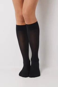 Pack 2 medias cortas negro 50 DEN
