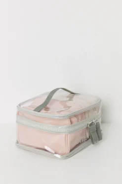 Pack 3 neceseres rosa y beige