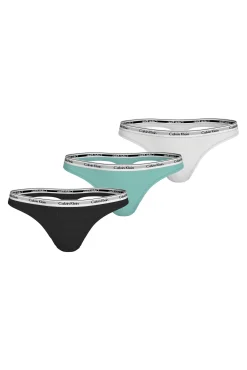 Pack 3 tangas logo Calvin Klein