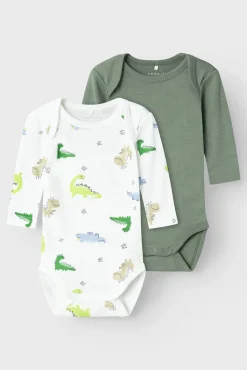 Pack bodys dinosaurios bebé niño