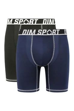 Pack de 2 boxers de deporte de microfibra con malla transpirable DIM