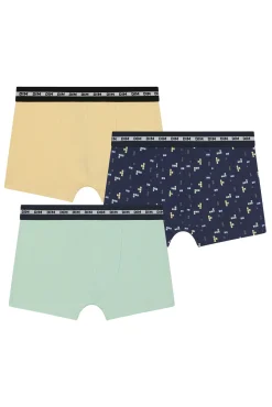 Pack de 3 boxers de niño con estapado de moda y estilo