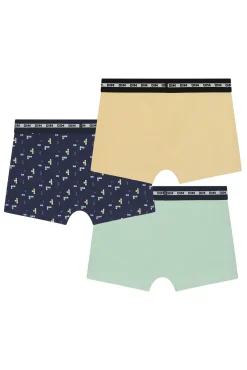 Pack de 3 boxers de niño con estapado de moda y estilo