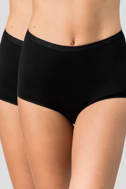 Pack de 2 bragas altas de algodón orgánico