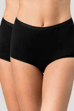 Pack de 2 bragas altas de algodón orgánico