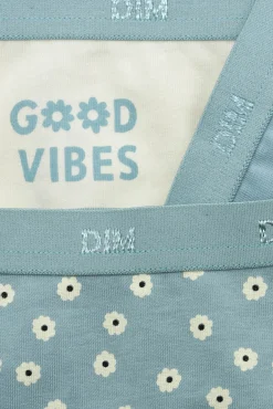 Pack de 3 bragas de niña estampadas con cintura elástica