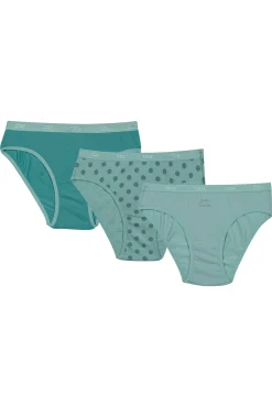 Pack de 3 bragas de niña estampadas con cintura elástica