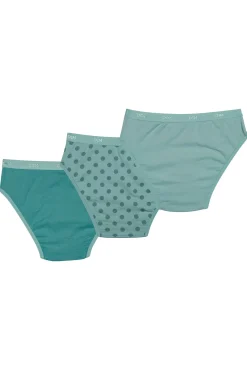 Pack de 3 bragas de niña estampadas con cintura elástica