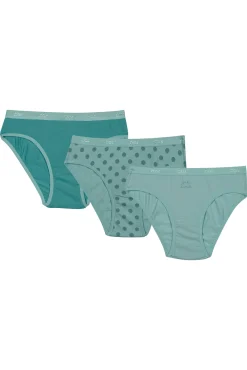 Pack de 3 bragas de niña estampadas con cintura elástica