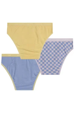 Pack de 3 bragas de niña estampadas con cintura elástica