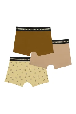 Pack de 3 bóxer de niño estampados con cintura elástica