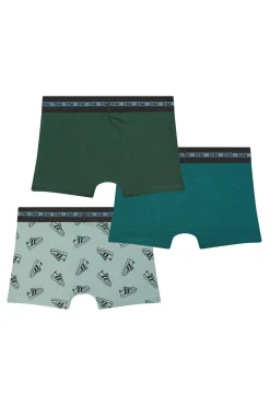 Pack de 3 bóxer de niño estampados con cintura elástica
