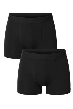 Pack de 2 bóxers modal elástico eco negros