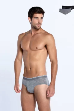Pack de 2 slips algodón