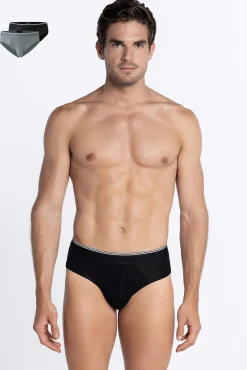 Pack de 2 slips algodón