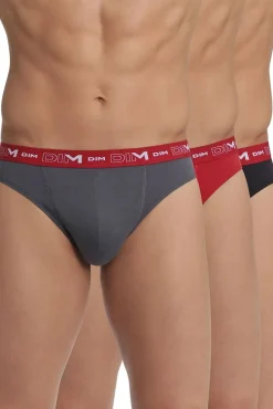 Pack de 3 slips de hombre de algodón elástico