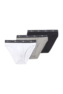 Pack de 3 slips de hombre de algodón elástico