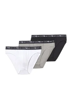 Pack de 3 slips de hombre de algodón elástico