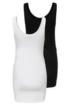 Pack de 2 tops sin mangas maternity