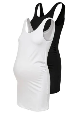 Pack de 2 tops sin mangas maternity