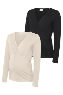 Pack de camisetas pico maternity y lactancia