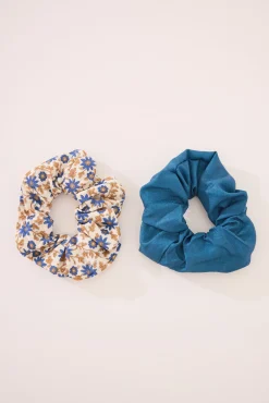Pack scrunchies bordado suizo
