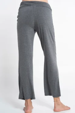 Pantalón básico maternity ancho de punto