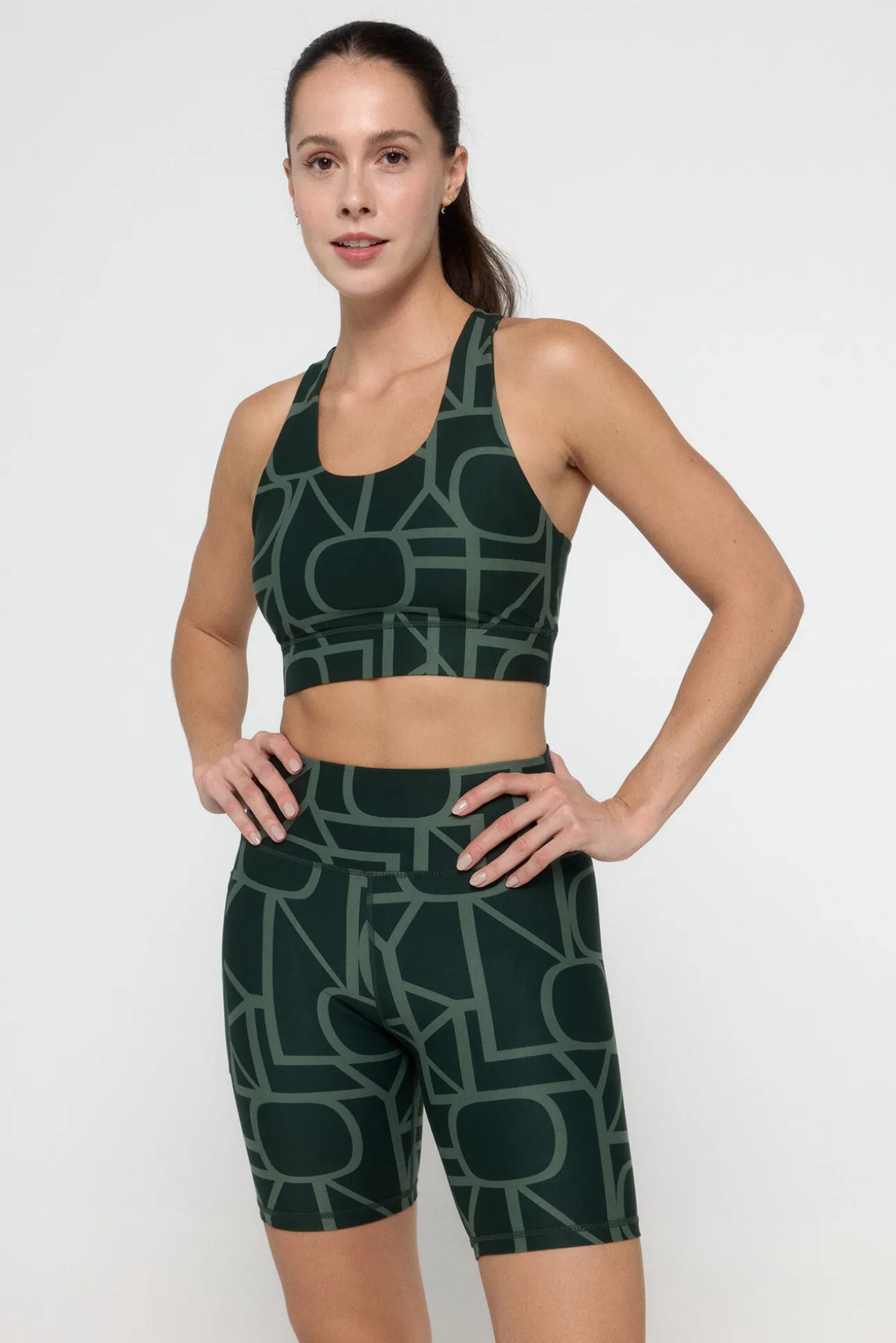Pantalón corto de ciclista tejido B-Dry