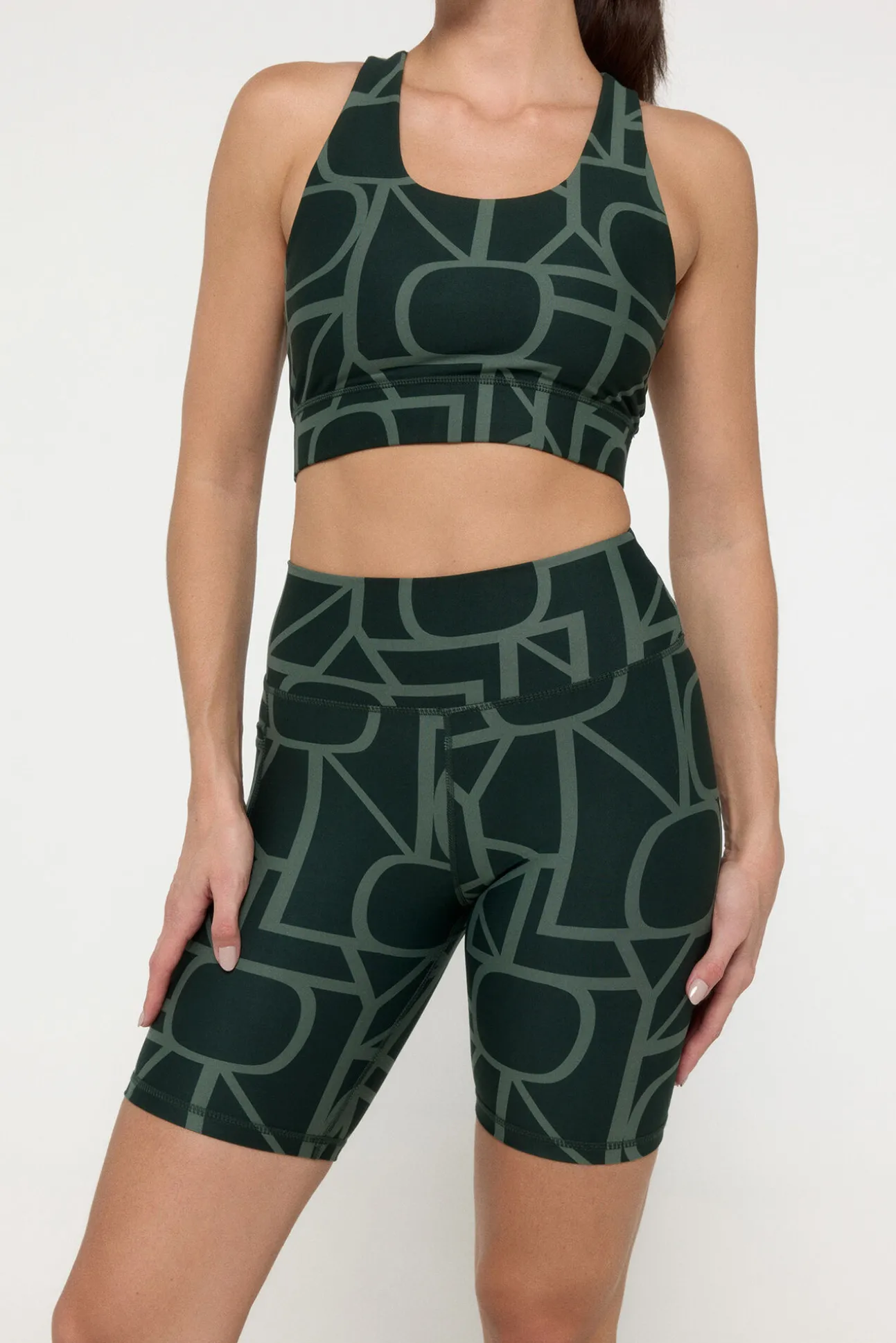 Pantalón corto de ciclista tejido B-Dry