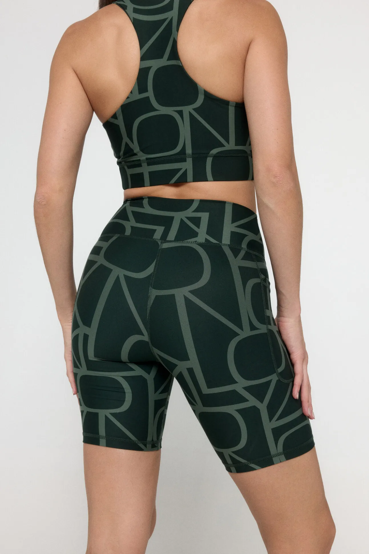 Pantalón corto de ciclista tejido B-Dry