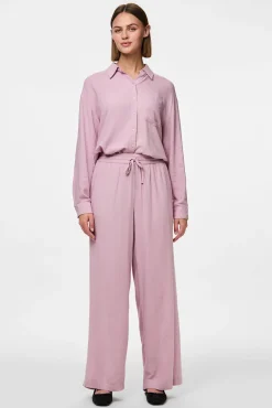 Pantalón de lino largo