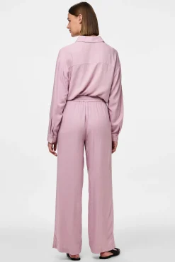 Pantalón de lino largo