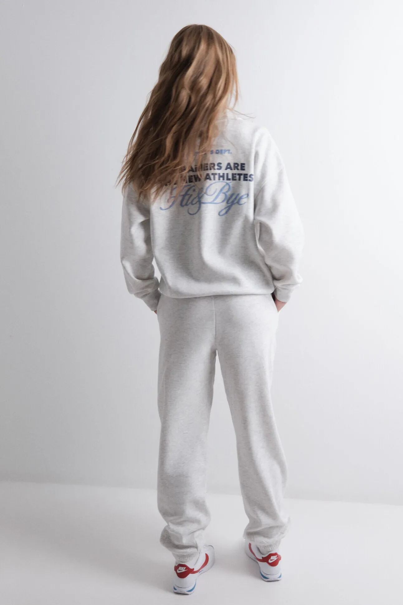 Pantalón jogger felpa algodón gris oscuro