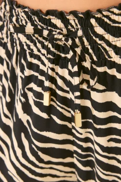 Pantalón largo animal print