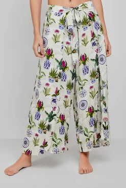 Pantalón largo estampado