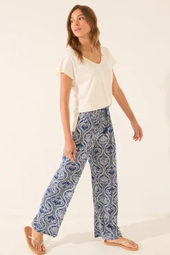 Pantalón largo estampado allover