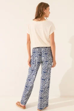 Pantalón largo estampado allover