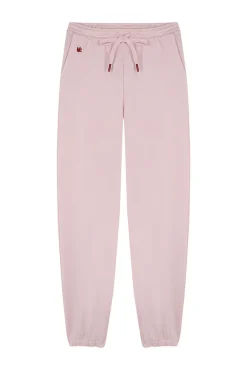 Pantalón largo jogger felpa rosa