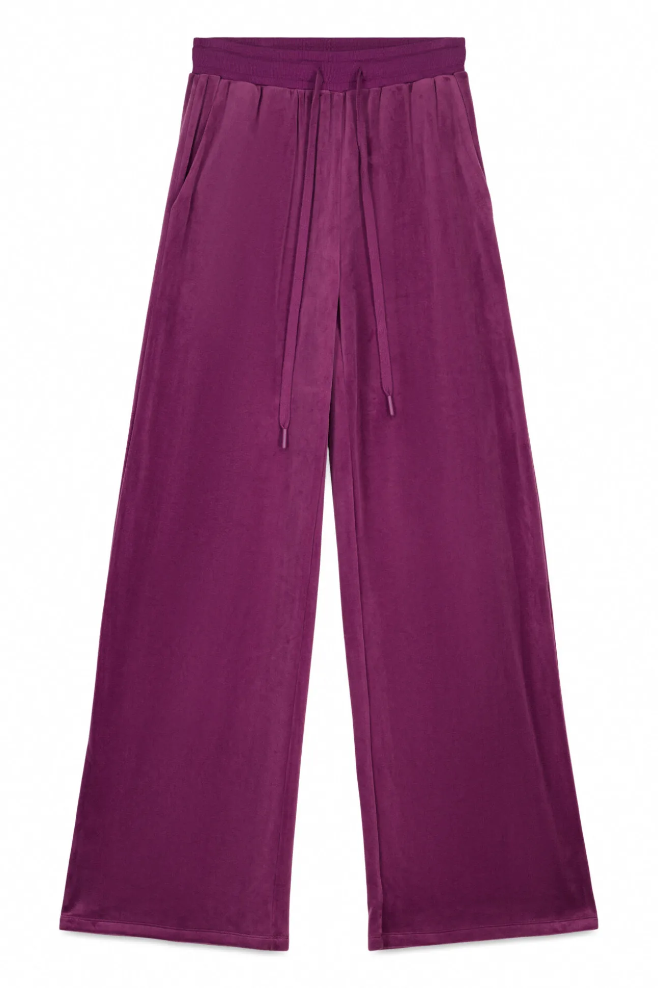Pantalón terciopelo suave vino