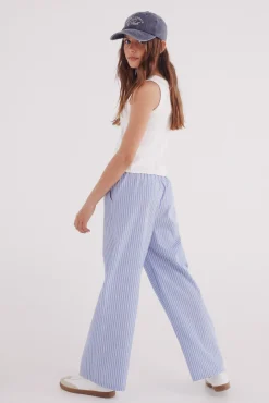 Pantalon pijamero rayas niña