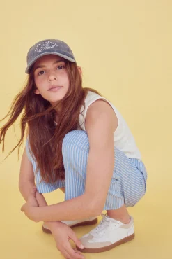 Pantalon pijamero rayas niña