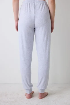 Pantalones de pijama largos gris