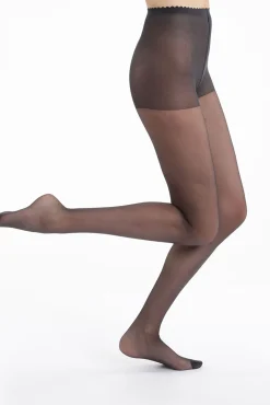 Panty Opaco marrón sin demarcación 40 DEN