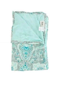 Pareo toalla algodon con bolsa flores
