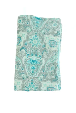 Pareo toalla algodon con bolsa flores