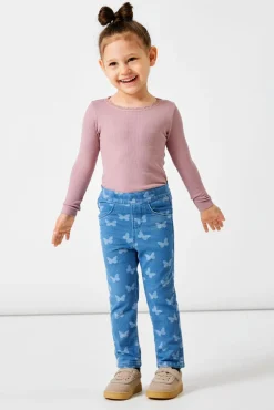 Patalón mariposa denim