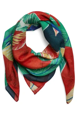 Pañuelo estampado tropical
