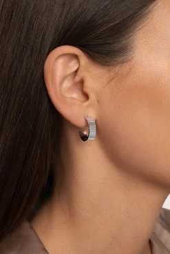 Pendientes Aro Gear Acero