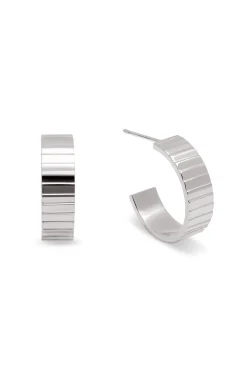 Pendientes Aro Gear Acero