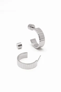 Pendientes Aro Gear Acero